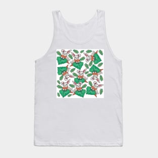 Chubby Bunny, Rabbit & Carrots Pattern Tank Top